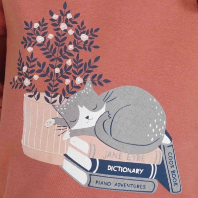 بلوز و لگ فاینریب آستین افتاده پیلی دار