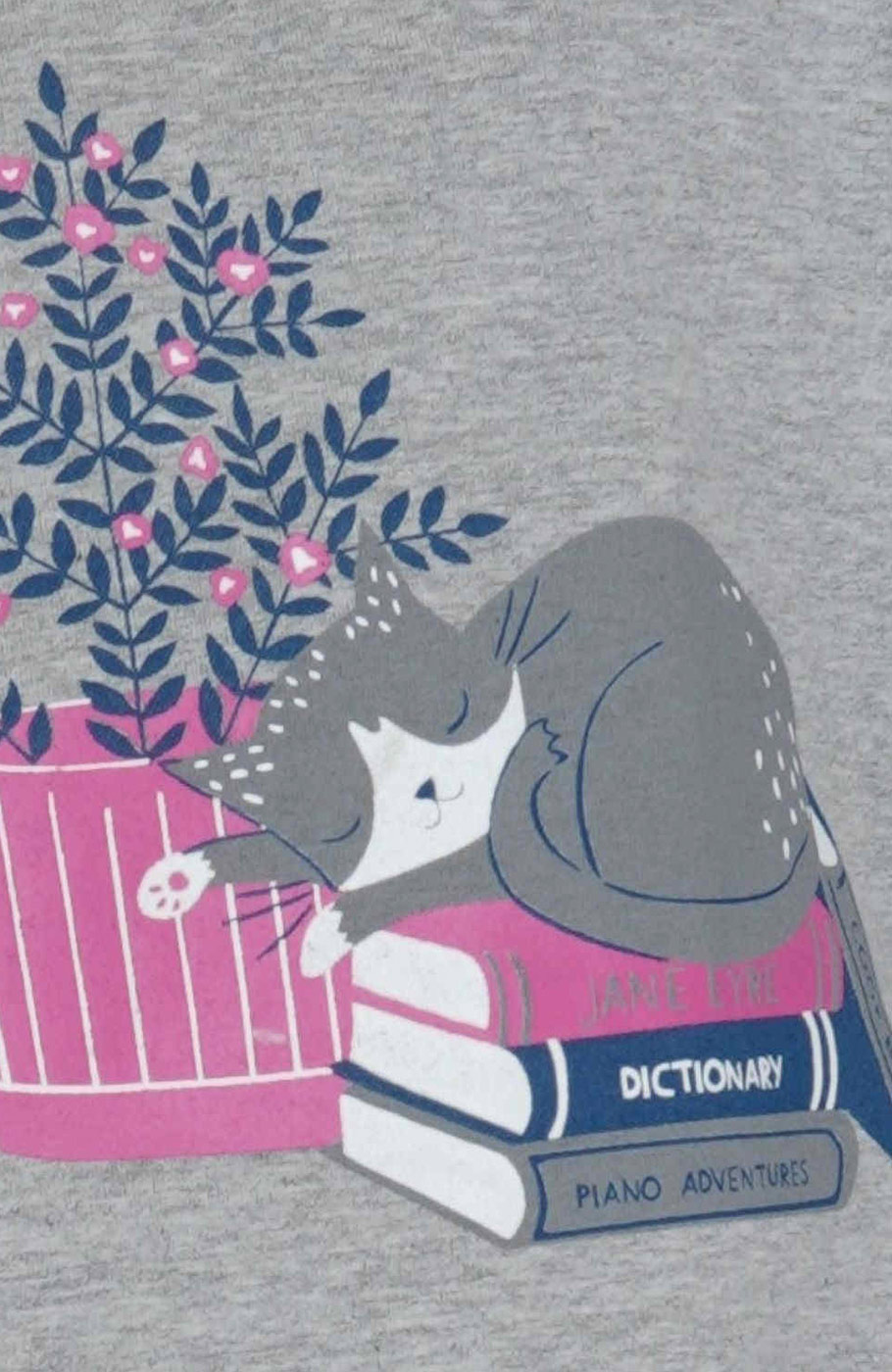 بلوز و لگ فاینریب آستین افتاده پیلی دار