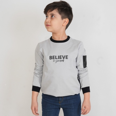 بلوز دورس لایکرا اسلپ با برش چرم