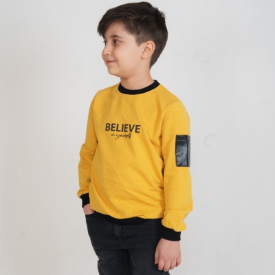 بلوز دورس لایکرا اسلپ با برش چرم