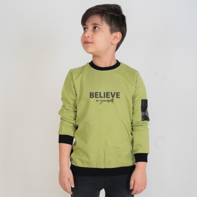 بلوز دورس لایکرا اسلپ با برش چرم