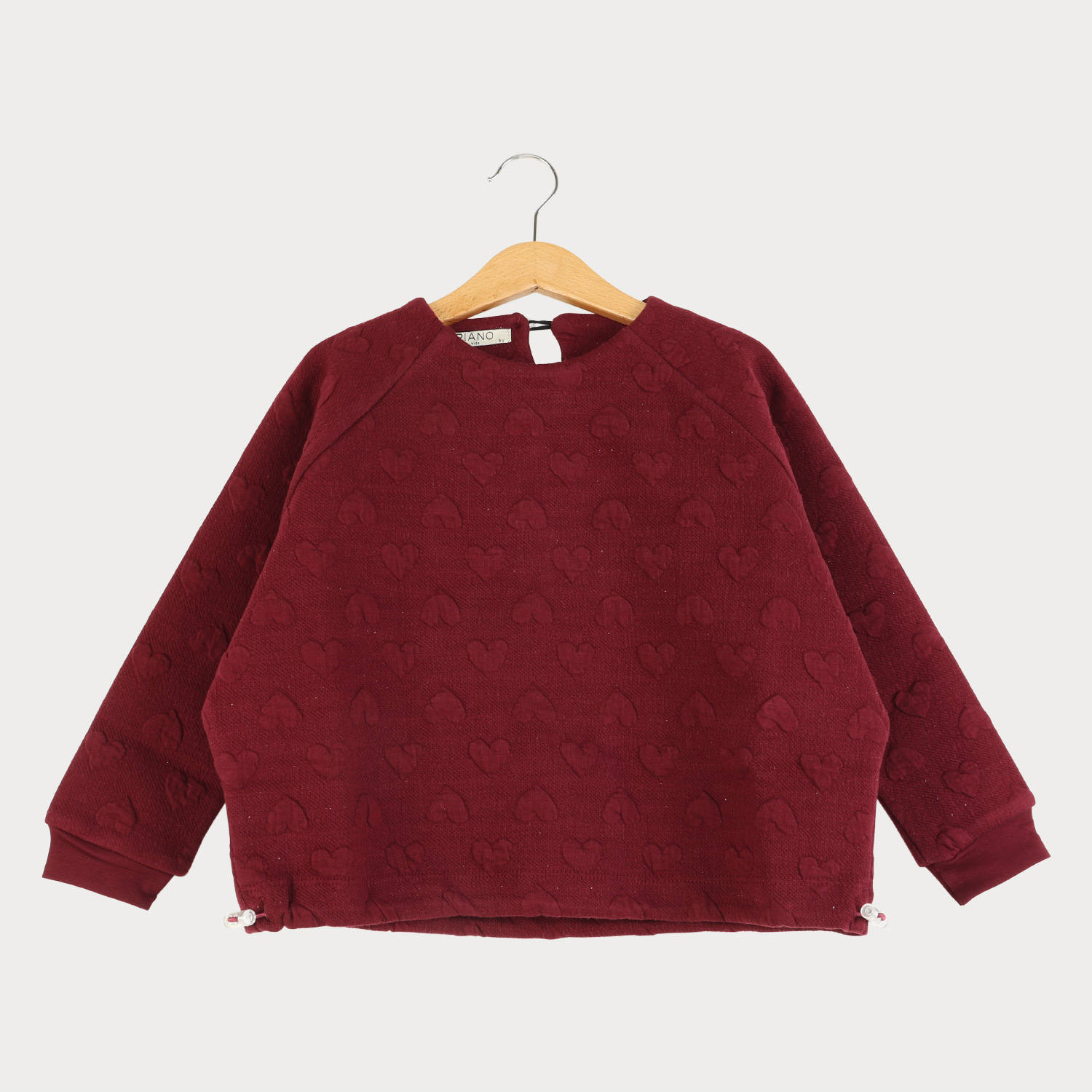 بلوز ژاکارد آستین کیمونو رگلان