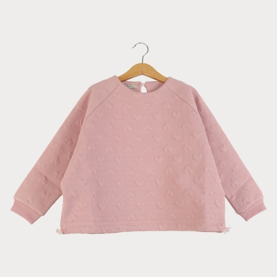 بلوز ژاکارد آستین کیمونو رگلان