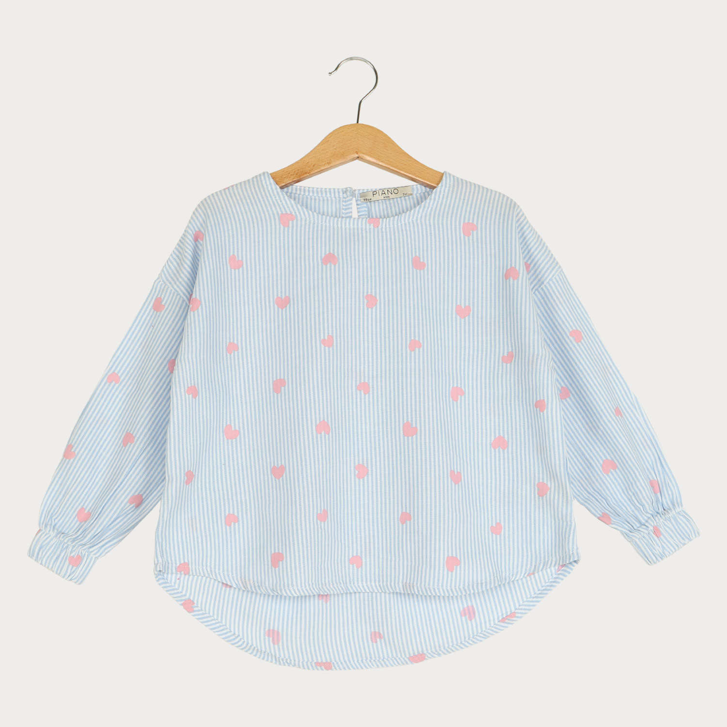 بلوز نساجی پشت پیلی دار