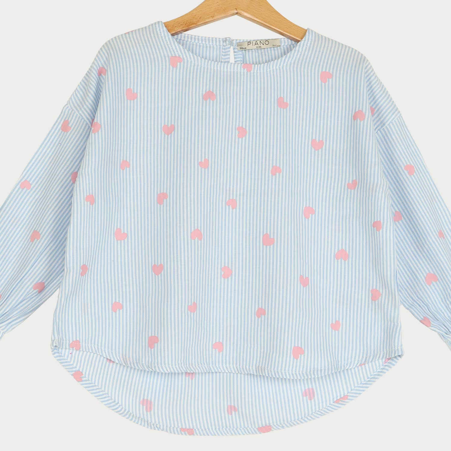 بلوز نساجی پشت پیلی دار