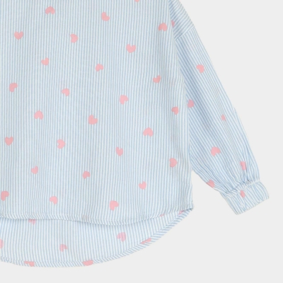 بلوز نساجی پشت پیلی دار