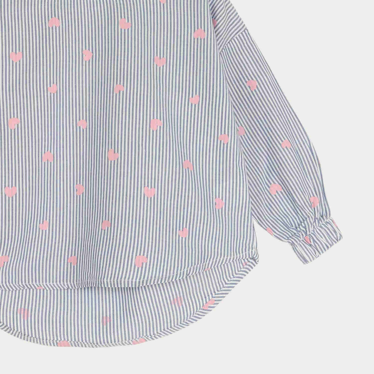 بلوز نساجی پشت پیلی دار