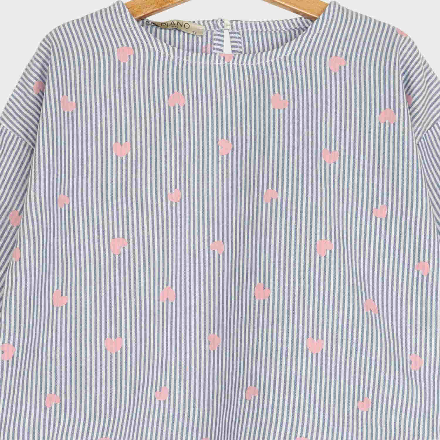 بلوز نساجی پشت پیلی دار