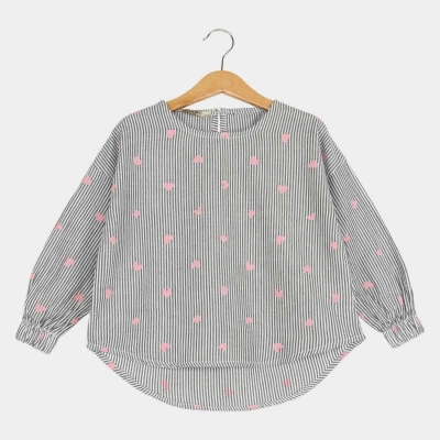 بلوز نساجی پشت پیلی دار