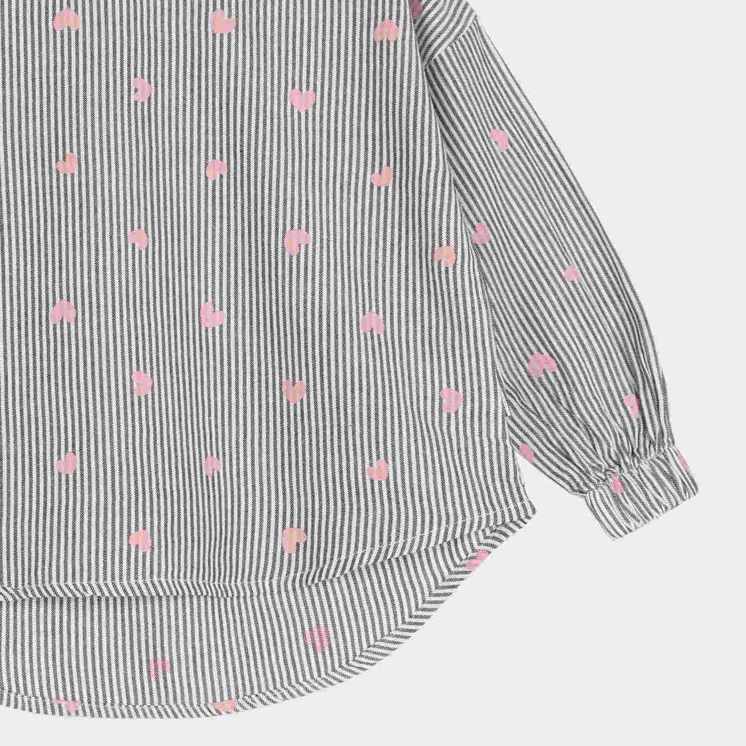 بلوز نساجی پشت پیلی دار