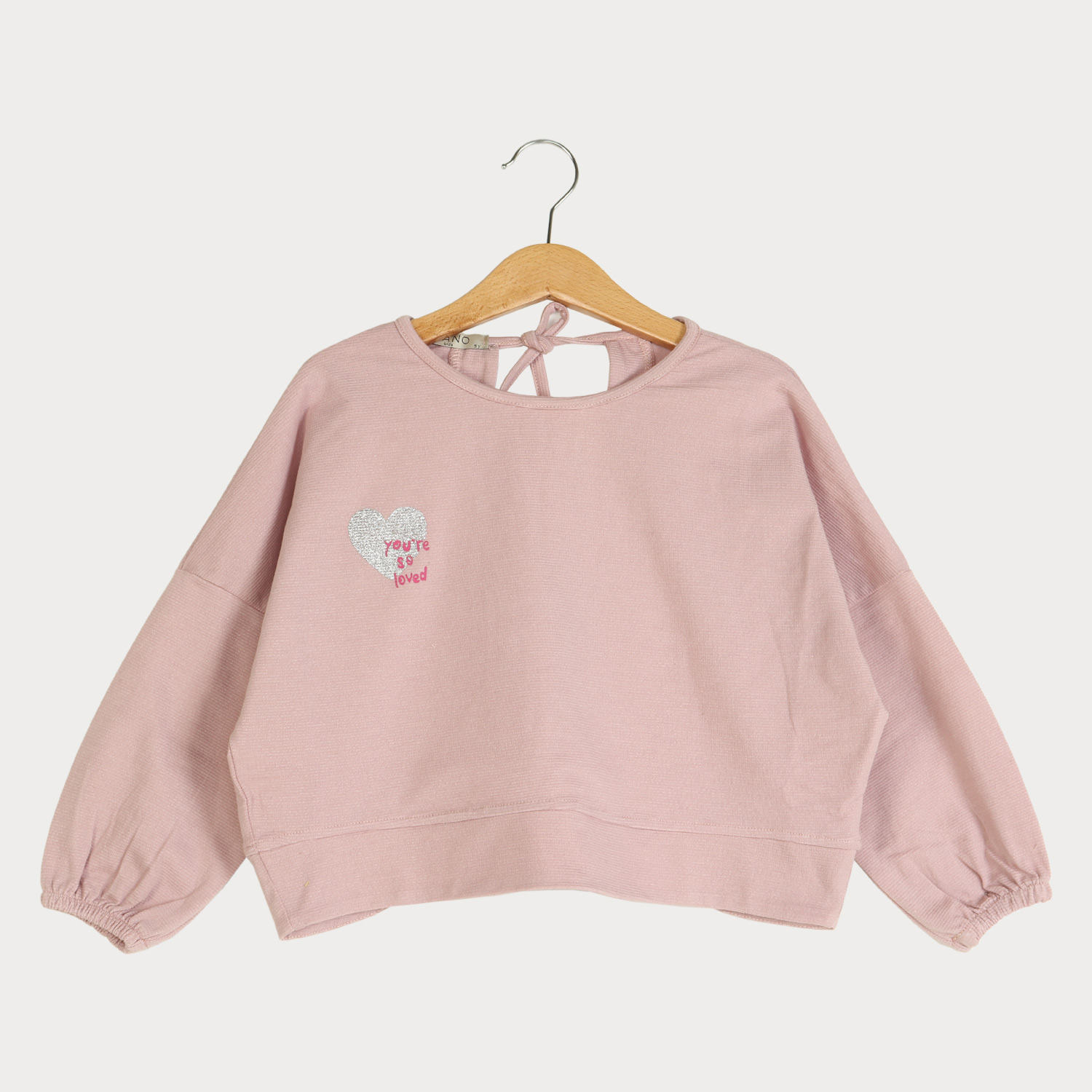 بلوز یکرو لایکرا لمه دار پشت هلالی