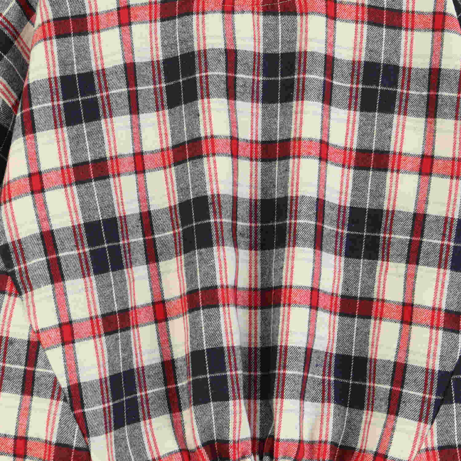 بلوز فلانل چهارخانه پیش گت دار