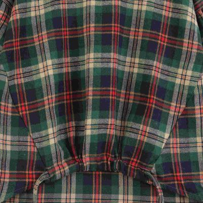 بلوز فلانل چهارخانه پیش گت دار