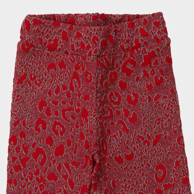 بلوز و لگ ژاکارد پلنگی و دورس لایکرا