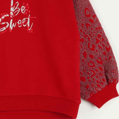 بلوز و لگ ژاکارد پلنگی و دورس لایکرا