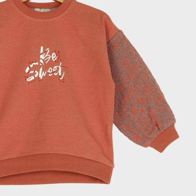 بلوز و لگ ژاکارد پلنگی و دورس لایکرا