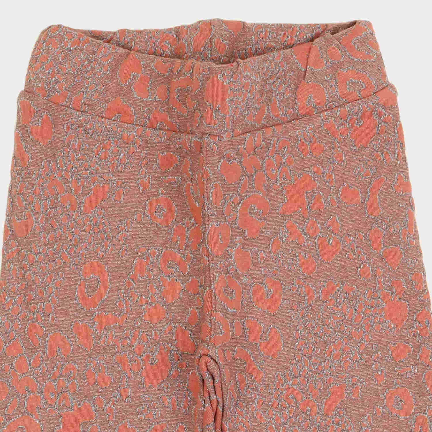 بلوز و لگ ژاکارد پلنگی و دورس لایکرا