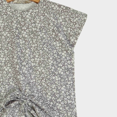 تیشرت و شلوارک یکرو لایکرا گلدار