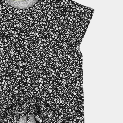 تیشرت و شلوارک یکرو لایکرا گلدار