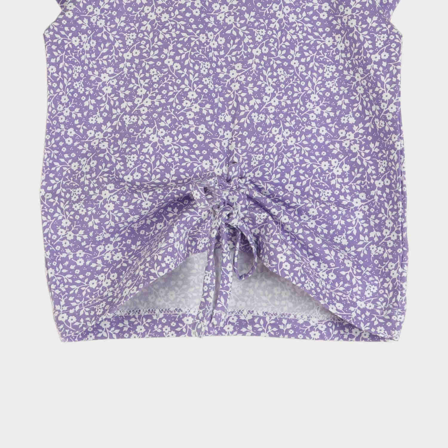 تیشرت و شلوارک یکرو لایکرا گلدار