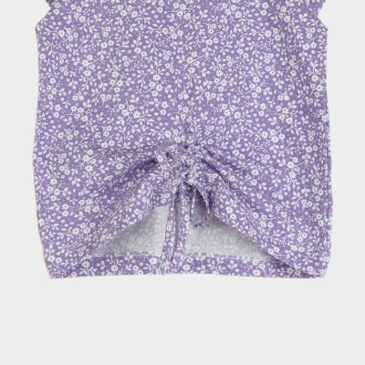 تیشرت و شلوارک یکرو لایکرا گلدار