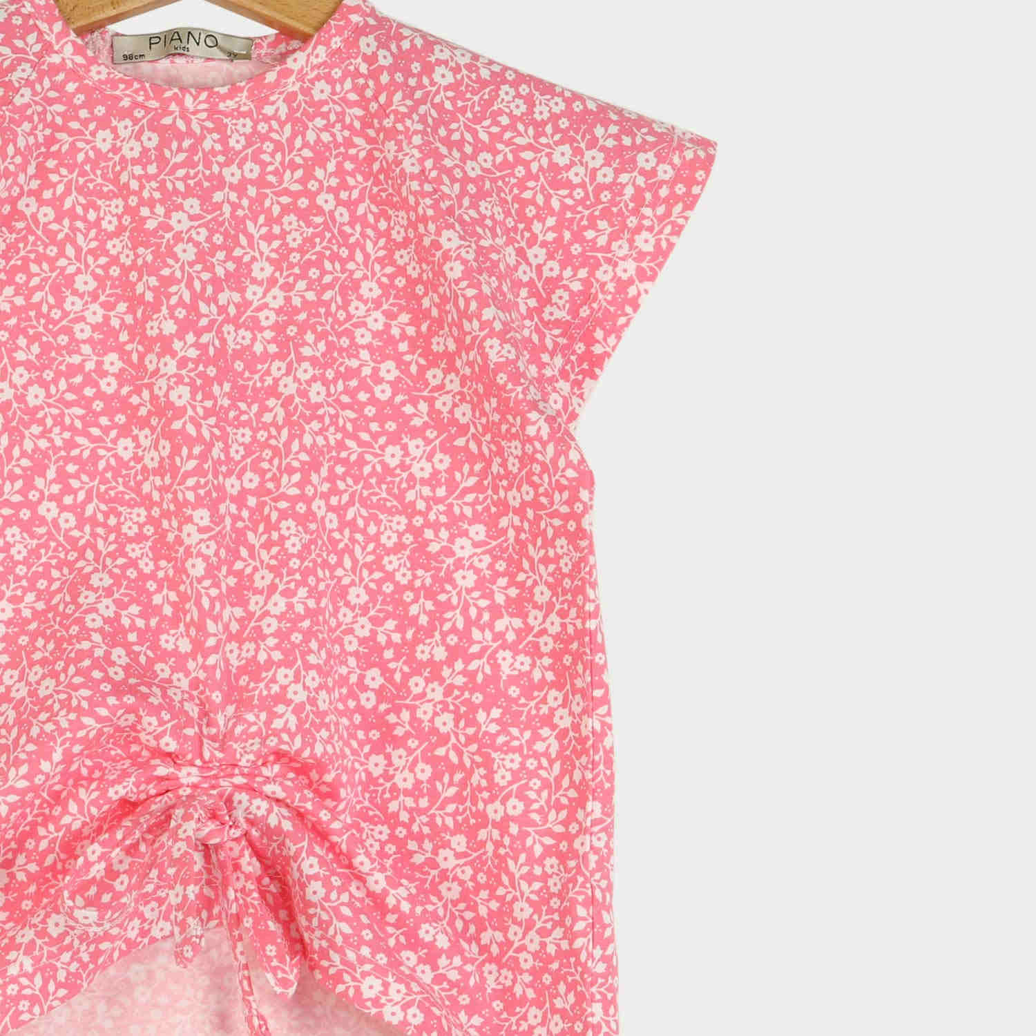 تیشرت و شلوارک یکرو لایکرا گلدار