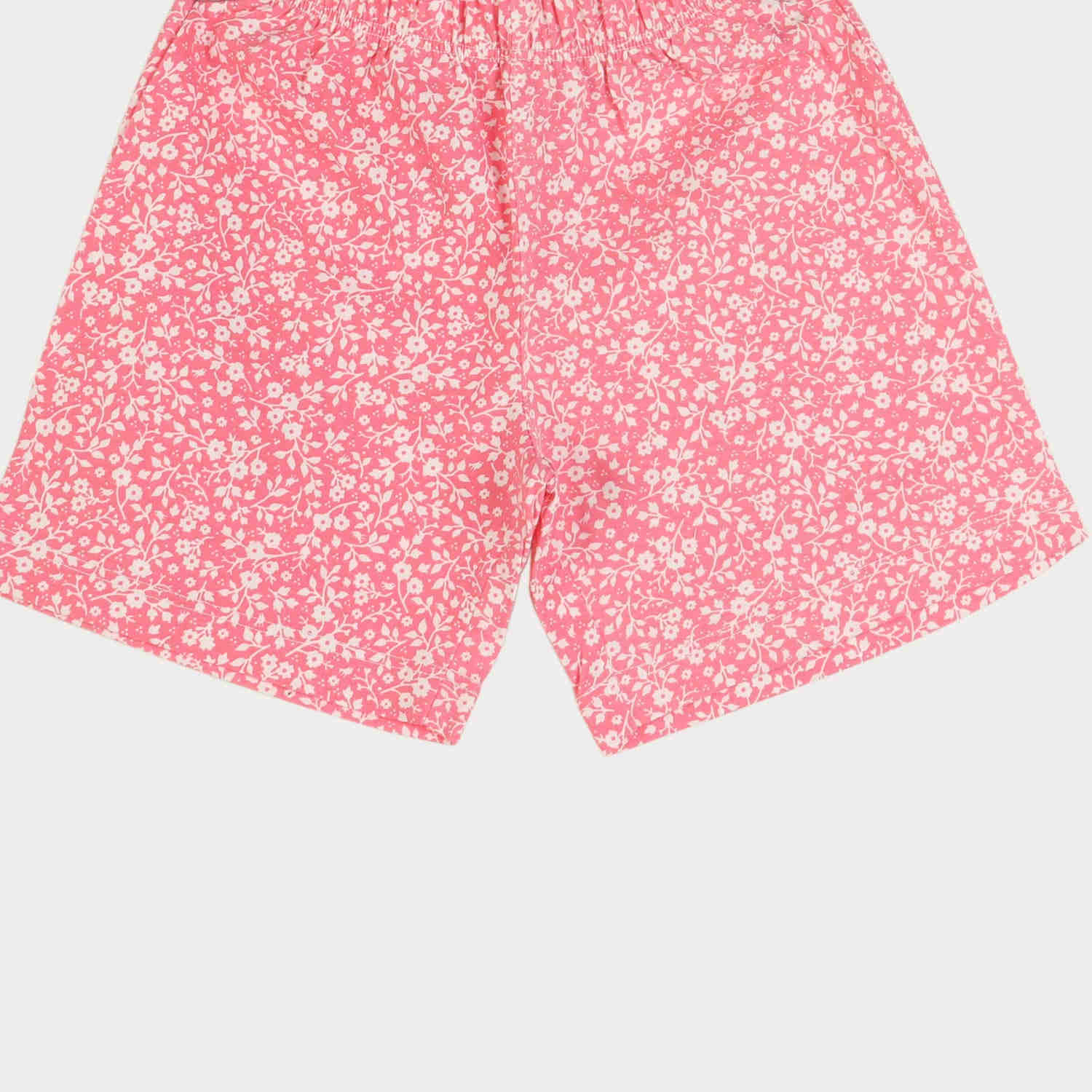 تیشرت و شلوارک یکرو لایکرا گلدار