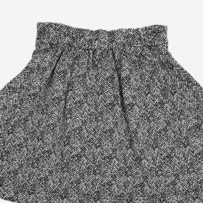 دامن ژاکارد پیلی دار