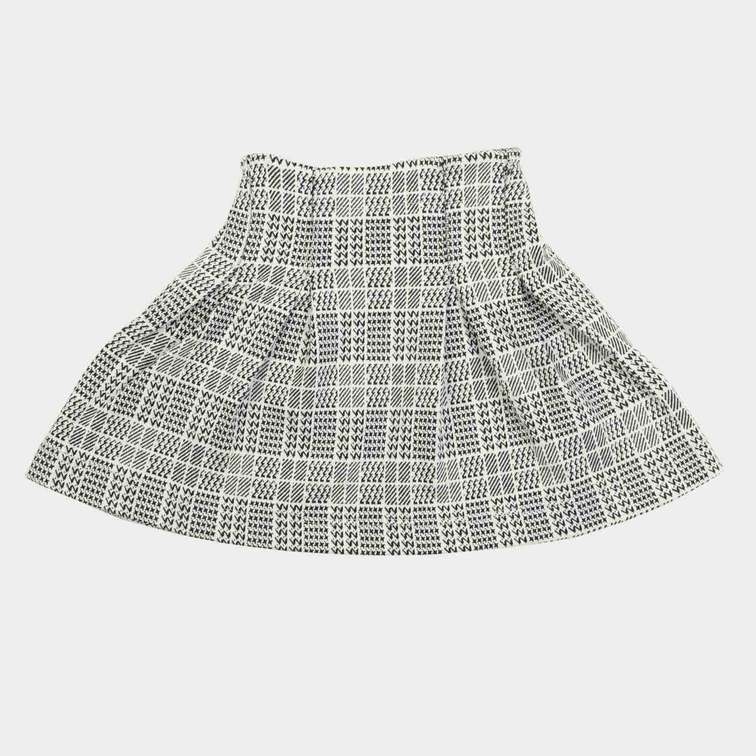 دامن ژاکارد پیلی دار