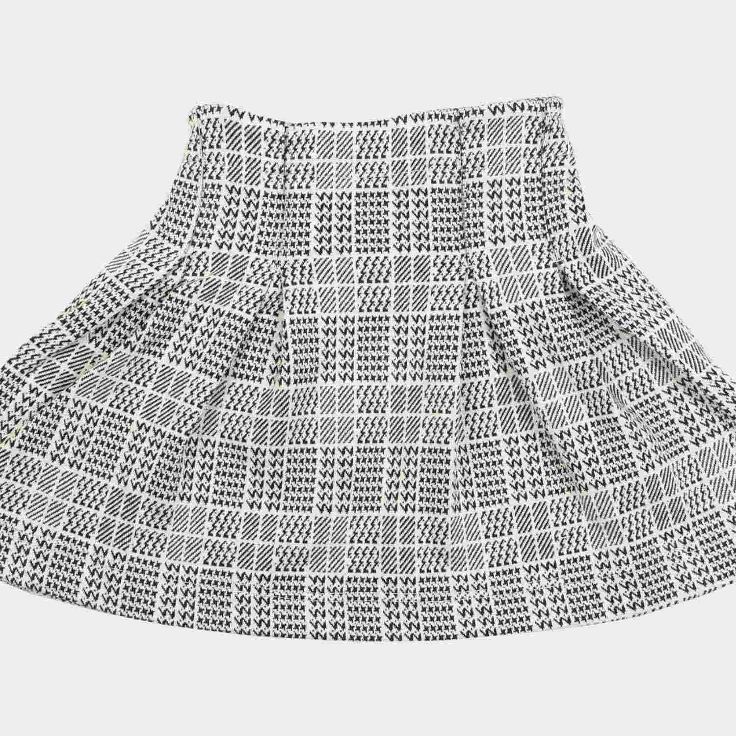 دامن ژاکارد پیلی دار