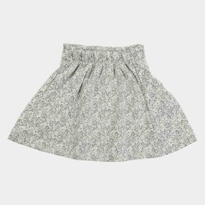 دامن ژاکارد پیلی دار