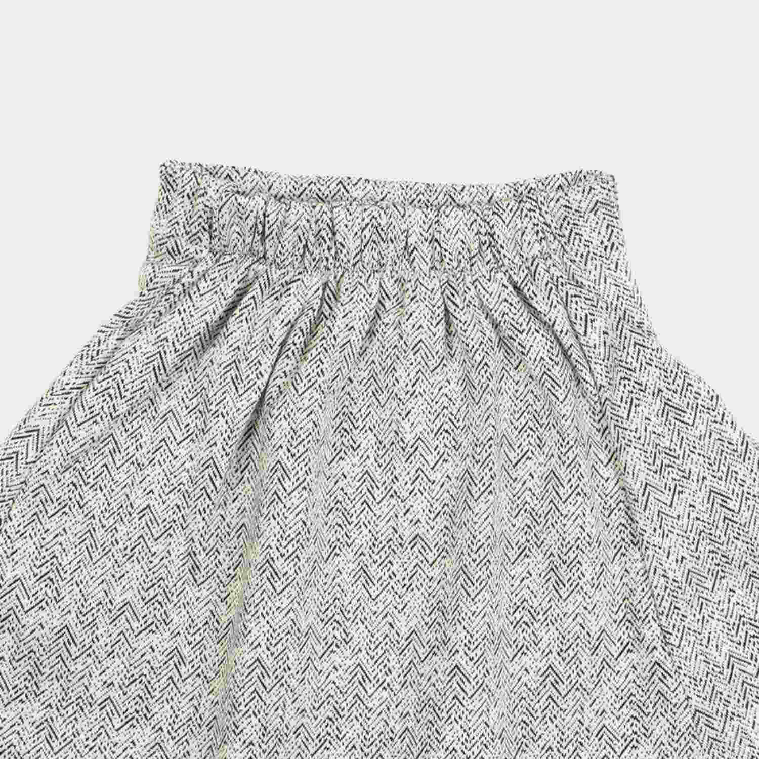 دامن ژاکارد پیلی دار