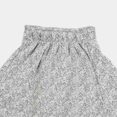 دامن ژاکارد پیلی دار