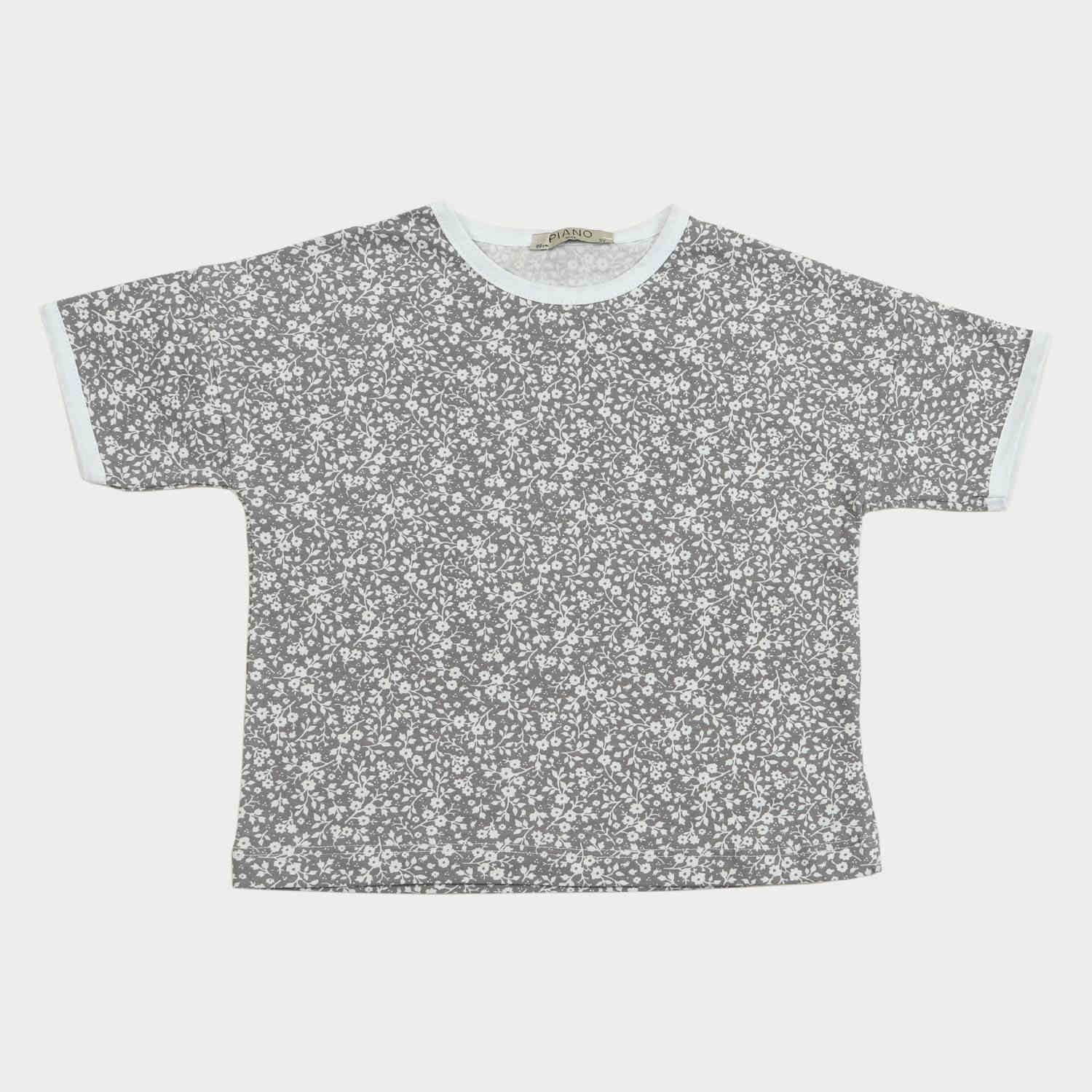 تیشرت و شلوار برمودا یکرو لایکرا گلدار