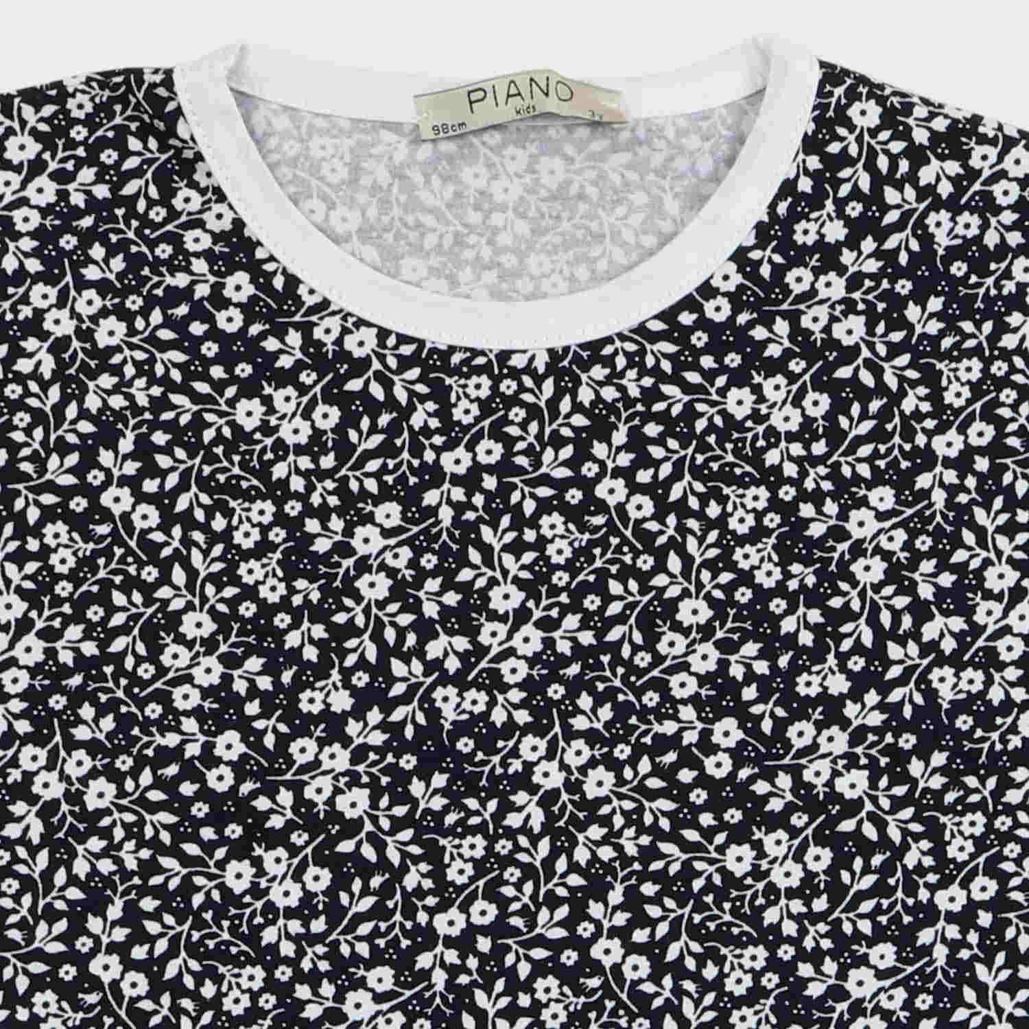 تیشرت و شلوار برمودا یکرو لایکرا گلدار