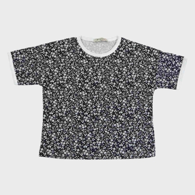 تیشرت و شلوار برمودا یکرو لایکرا گلدار