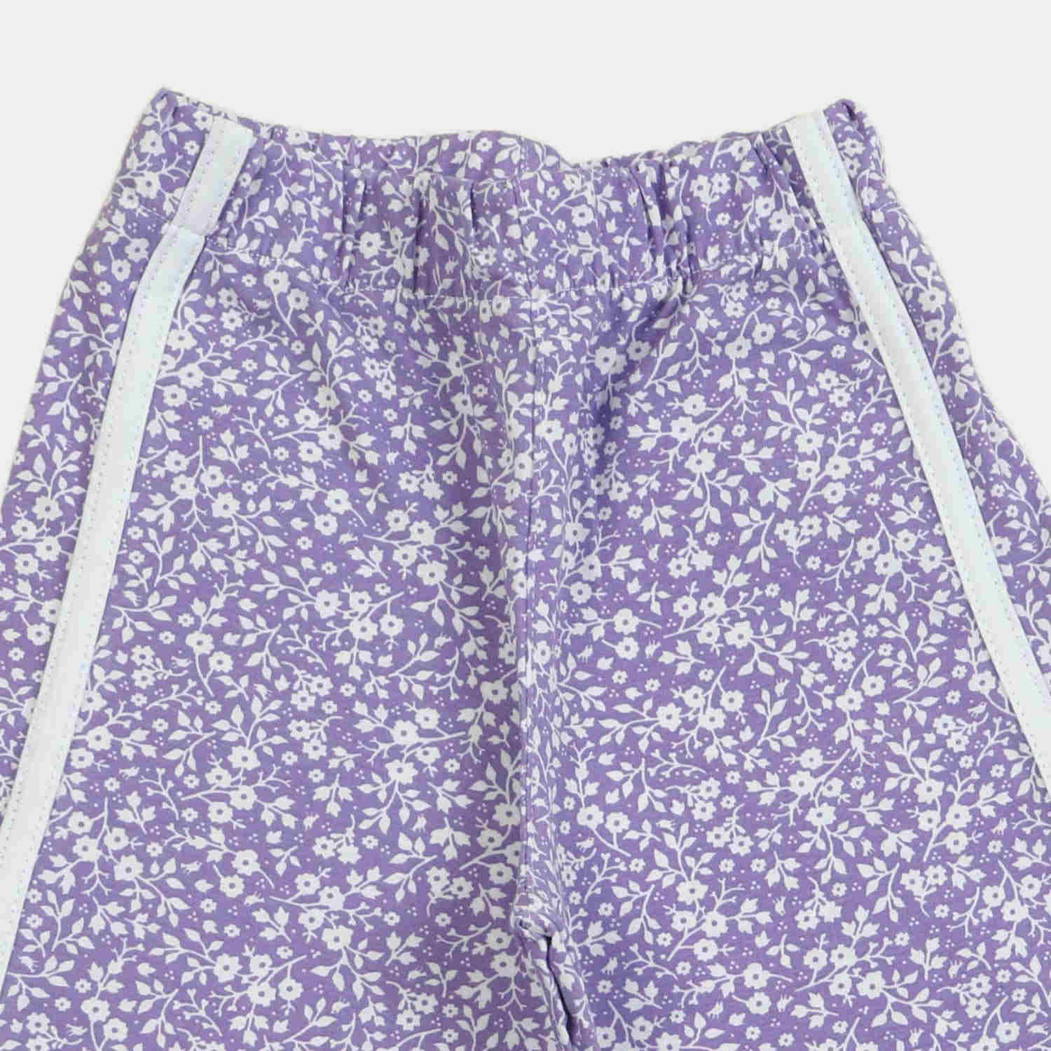 تیشرت و شلوار برمودا یکرو لایکرا گلدار