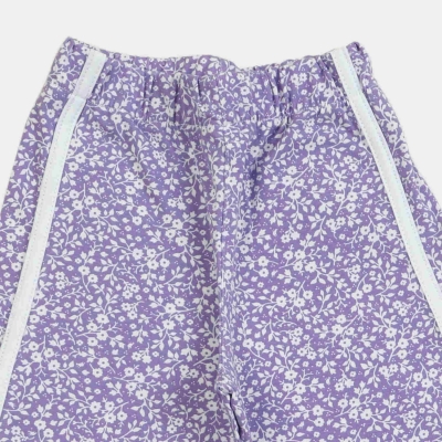 تیشرت و شلوار برمودا یکرو لایکرا گلدار