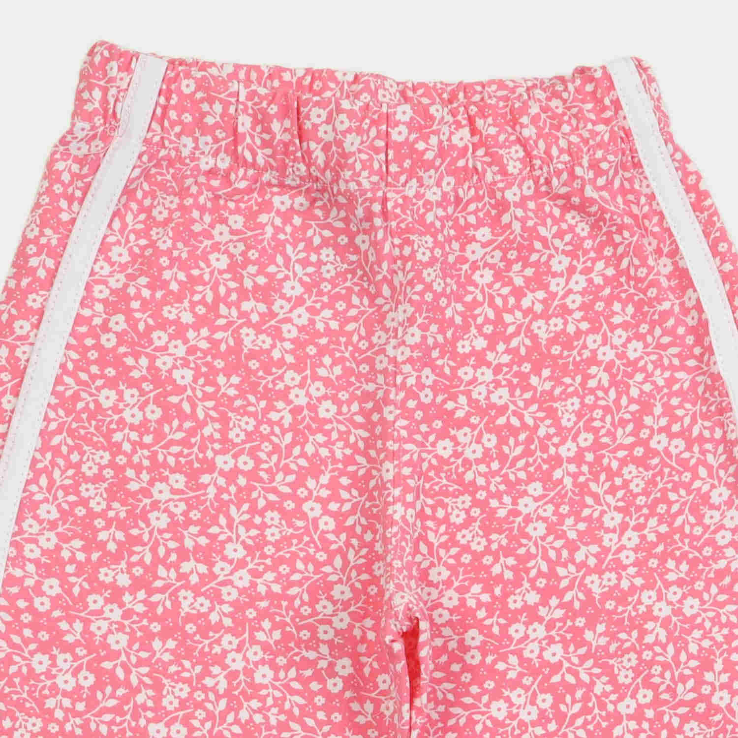 تیشرت و شلوار برمودا یکرو لایکرا گلدار