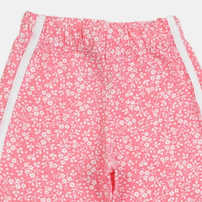 تیشرت و شلوار برمودا یکرو لایکرا گلدار