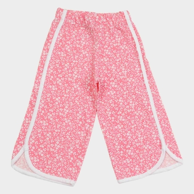 تیشرت و شلوار برمودا یکرو لایکرا گلدار