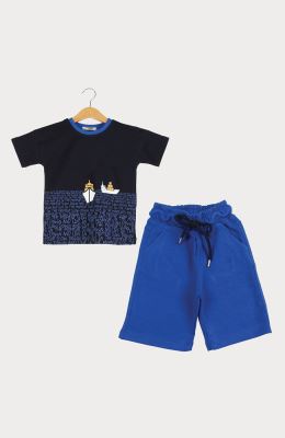 تیشرت و شلوارک یکرو لایکرا و دورس دو نخ