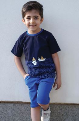 تیشرت و شلوارک یکرو لایکرا و دورس دو نخ