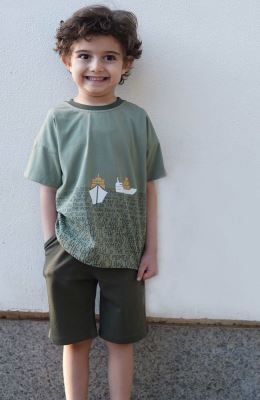 تیشرت و شلوارک یکرو لایکرا و دورس دو نخ