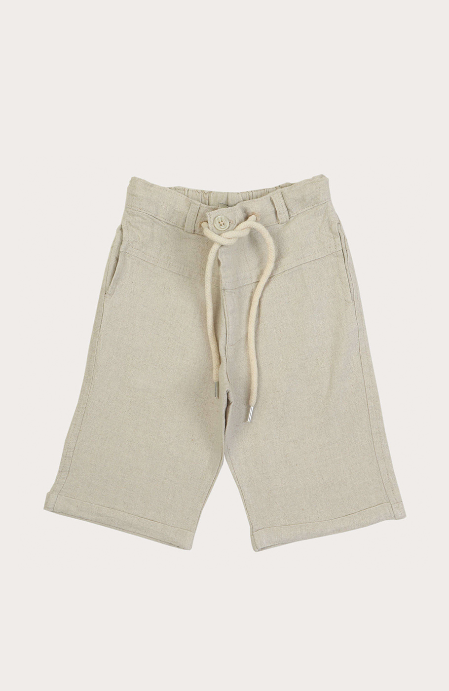 شلوارک لینن دمپا پاکتی