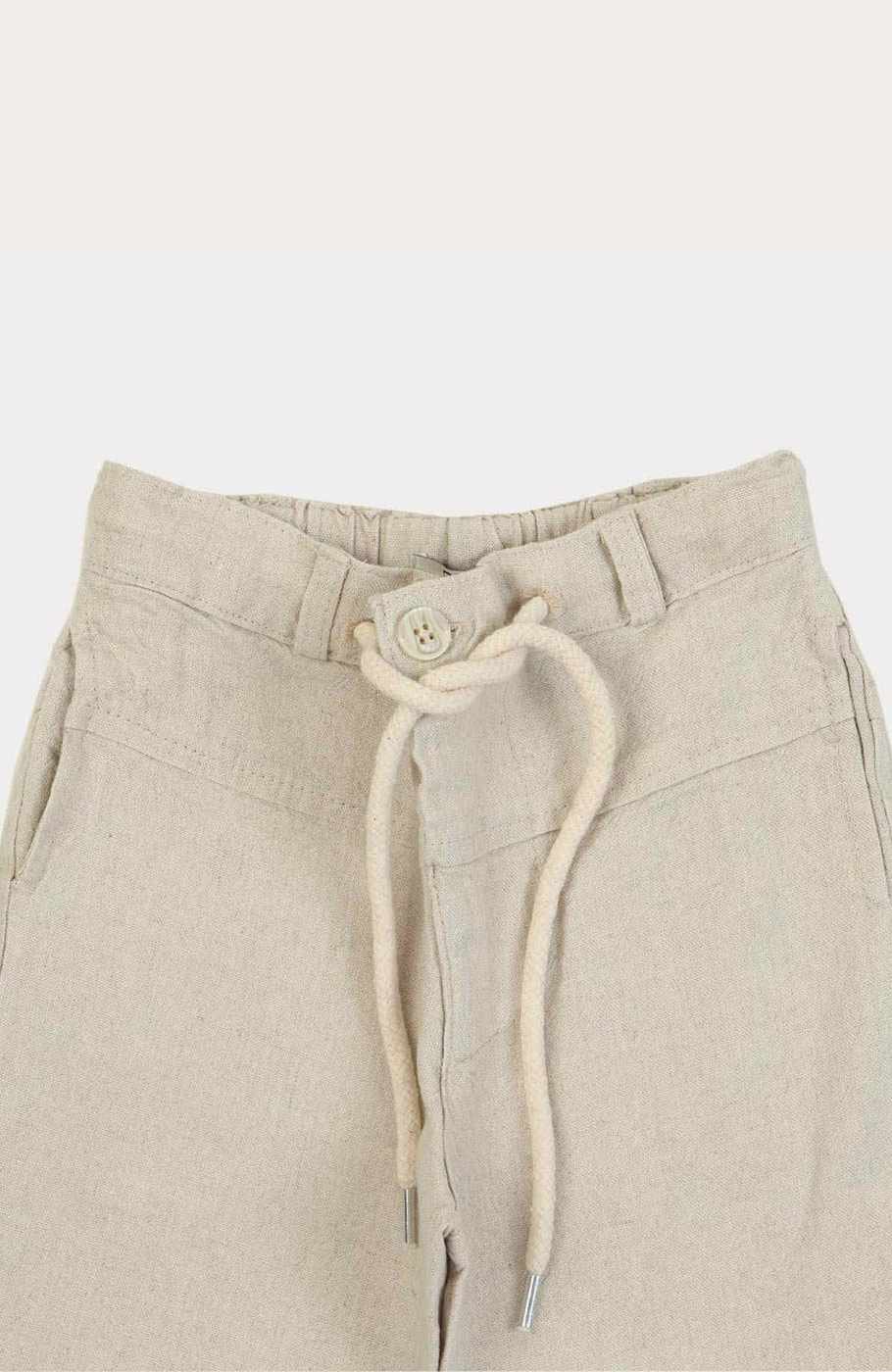 شلوارک لینن دمپا پاکتی