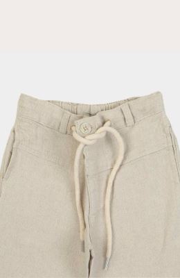 شلوارک لینن دمپا پاکتی