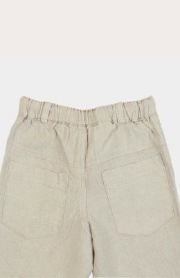 شلوارک لینن دمپا پاکتی