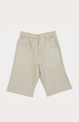 شلوارک لینن دمپا پاکتی