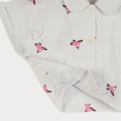 شومیز لینن اسلپ